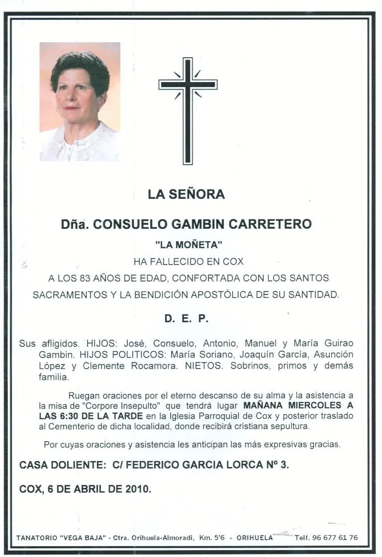 Recordatorio de difuntos para imprimir - Imagui Recordatorio de difuntos para imprimir - Imagui