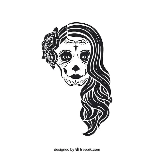 La calavera Catrina | Descargar Vectores gratis La calavera Catrina | Descargar Vectores gratis