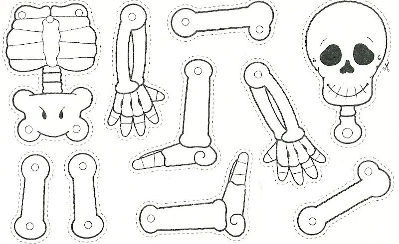 Esqueleto humano para armar e imprimir - Imagui Esqueleto humano para armar e imprimir - Imagui