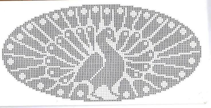 esquema carpeta pavo real | Crochet | Pinterest | Pavo Real esquema carpeta pavo real | Crochet | Pinterest | Pavo Real