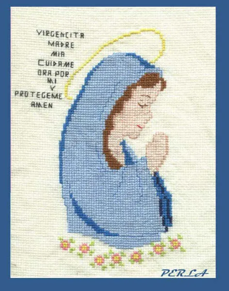 Virgenes en punto de cruz - Imagui