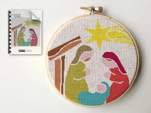 Esquema punto de cruz gratis semanal: Belén | The Nativity~Craft 2 ... Esquema punto de cruz gratis semanal: Belén | The Nativity~Craft 2 ...