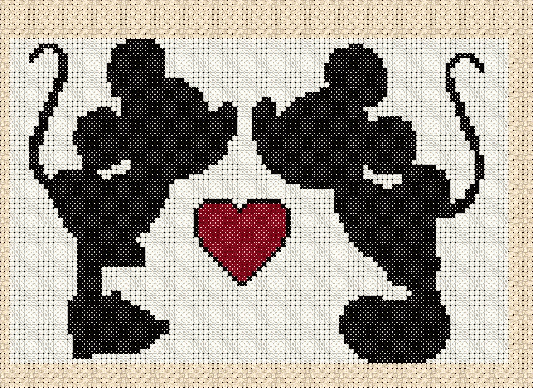 Esquema punto de cruz Mickey Mouse y Minnie 1er beso - Etsy México Esquema punto de cruz Mickey Mouse y Minnie 1er beso - Etsy México