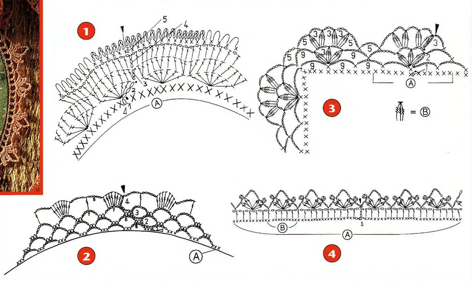 Esquemas de crochet para imprimir - Imagui