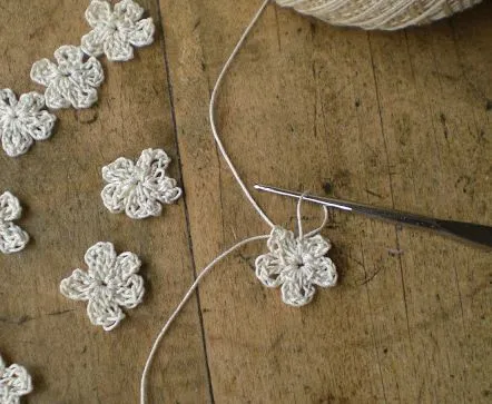 Esquemas de mariposas y flores a crochet | diarioartesanal