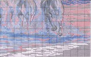 MANDALA PUNTO DE CRUZ GRATIS GRAFICOS: CABALLOS(