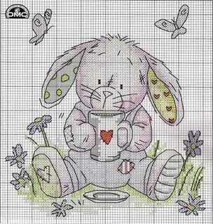Esquemas de punto de cruz infantiles - Imagui