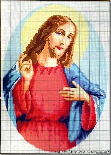 Esquemas Sagrado corazón de Jesús en punto de cruz | Gratis Punto ... Esquemas Sagrado corazón de Jesús en punto de cruz | Gratis Punto ...