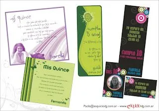 Esquicio Diseño Gráfico: Invitaciones 15 Años Esquicio Diseño Gráfico: Invitaciones 15 Años