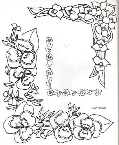 Dibujos de guardas para esquinas para pintar - Imagui Dibujos de guardas para esquinas para pintar - Imagui