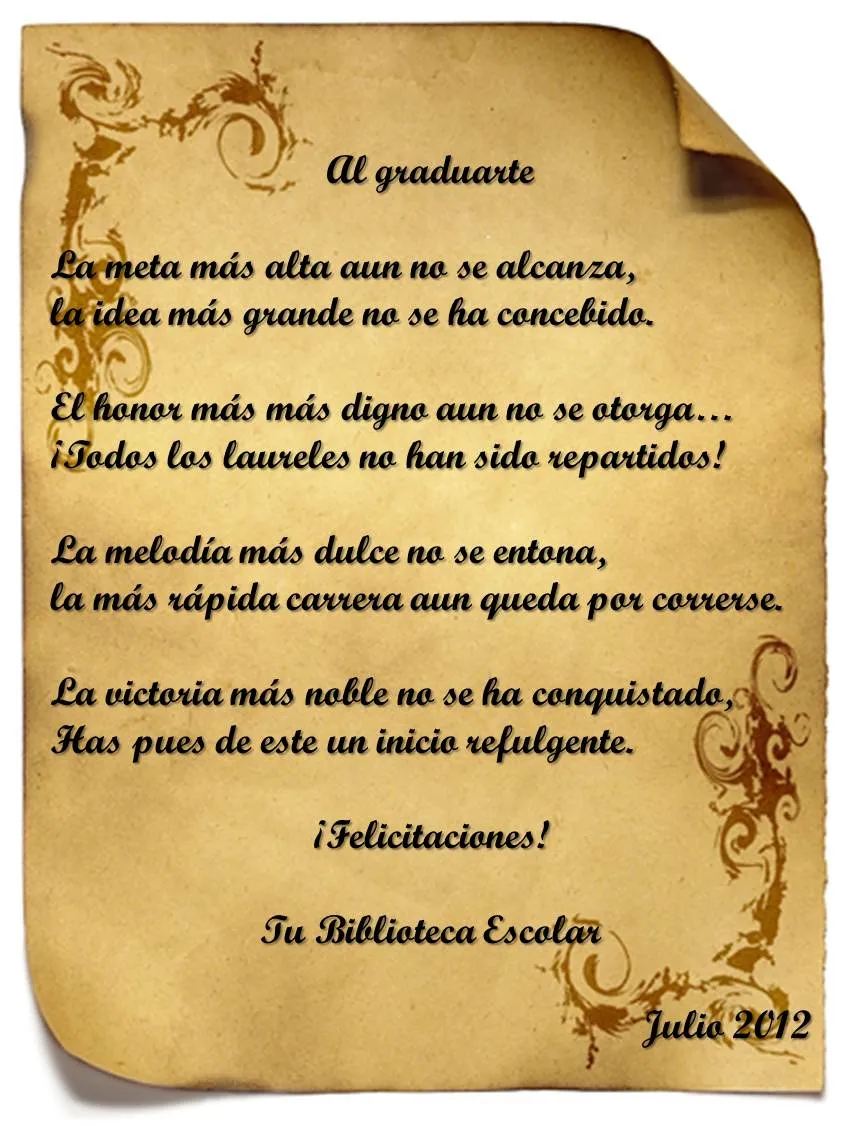 E.S.T. 115 - Mi Biblioteca Escolar: FELICIDADES GRADUADOS E.S.T. 115 - Mi Biblioteca Escolar: FELICIDADES GRADUADOS
