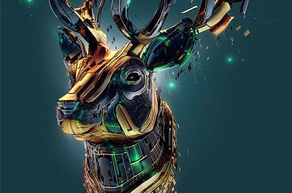 ESTÁ CHINGÓN: Manimals: Increíble serie 3D de Adam Spizak