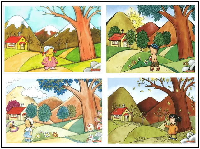 Imagenes de las 4 estaciones para niños - Imagui