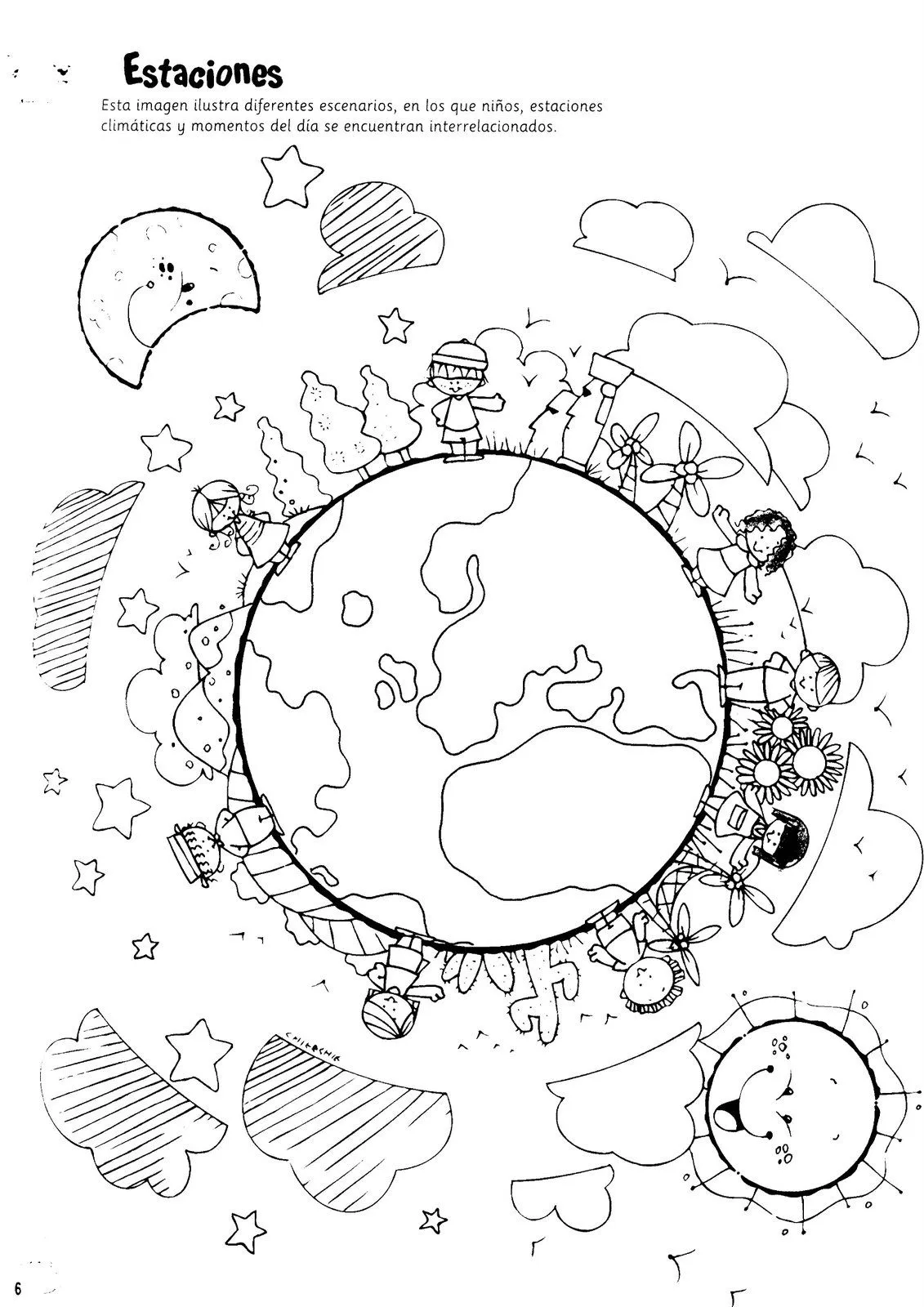 Estaciones del año para colorear para niños - Imagui Estaciones del año para colorear para niños - Imagui