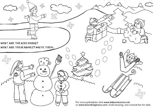 ESTACIONES DEL AÑO DIBUJOS PARA PINTAR Y COLOREAR
