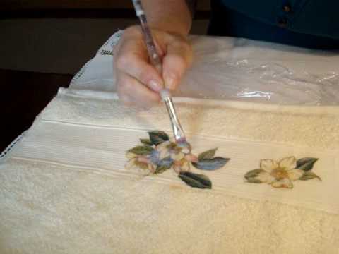 Estampado sobre tela - Decoupage! - YouTube