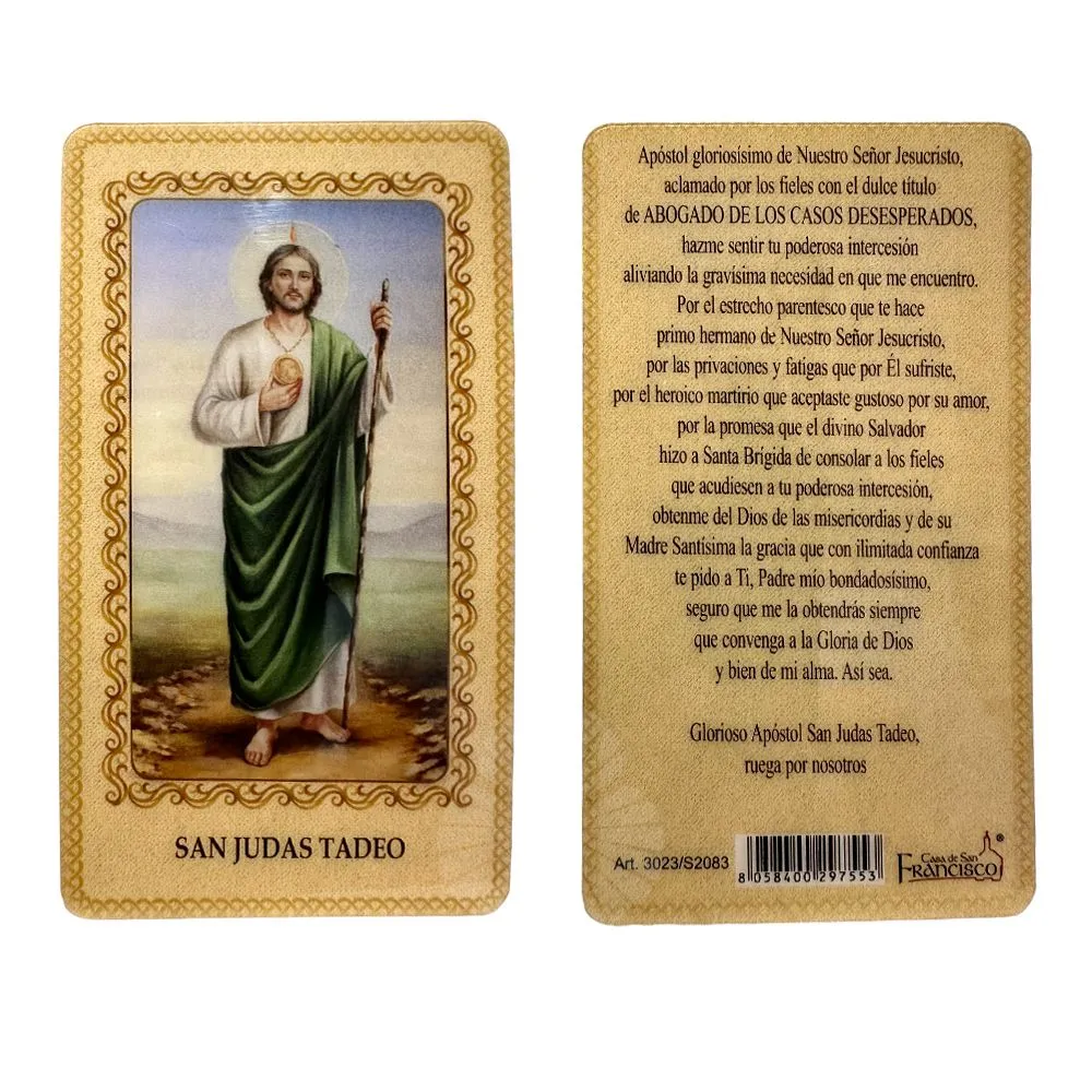 ESTAMPITA SAN JUDAS TADEO - Artículos Religiosos Ultreya ESTAMPITA SAN JUDAS TADEO - Artículos Religiosos Ultreya