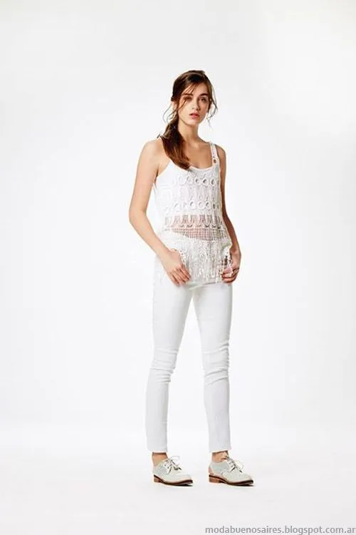 Estancias Chiripá primavera verano 2015 blusas de encaje y guipur ... Estancias Chiripá primavera verano 2015 blusas de encaje y guipur ...