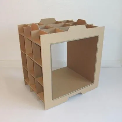 Estantes con cartón. - Paperblog