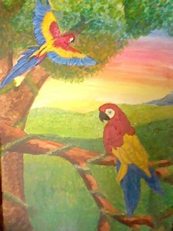 guacamayas Esther Maria Guevara Montenegro - Artelista.com guacamayas Esther Maria Guevara Montenegro - Artelista.com