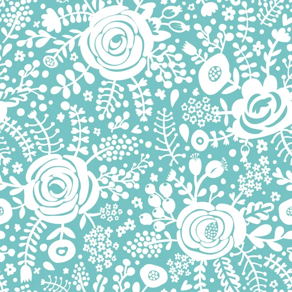 Estilo floral patrón sin costuras hechas de flores modernas ... Estilo floral patrón sin costuras hechas de flores modernas ...