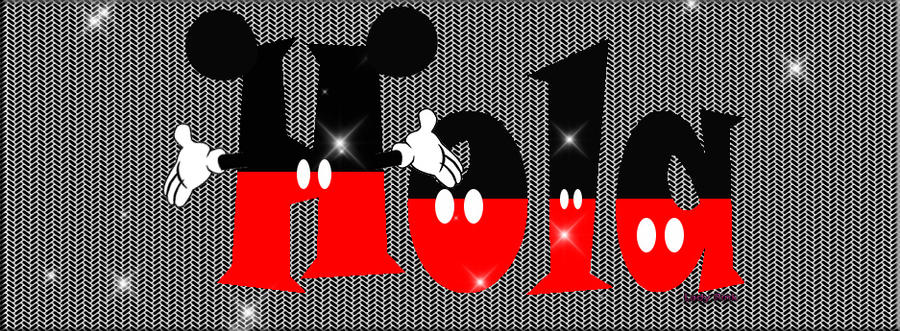 estilo mickey mouse para las letras by TutosLadyPink on DeviantArt