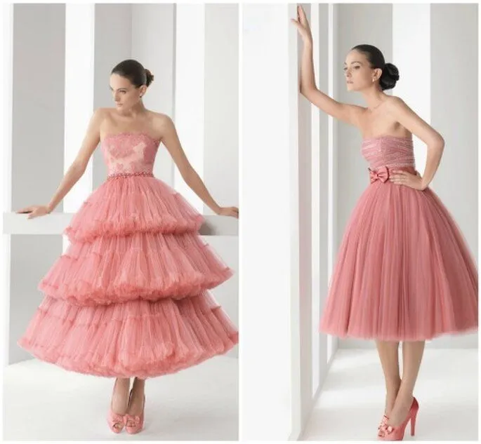 5 estilos para ir a una boda de día. Vestidos cortos de Rosa Clará ... 5 estilos para ir a una boda de día. Vestidos cortos de Rosa Clará ...