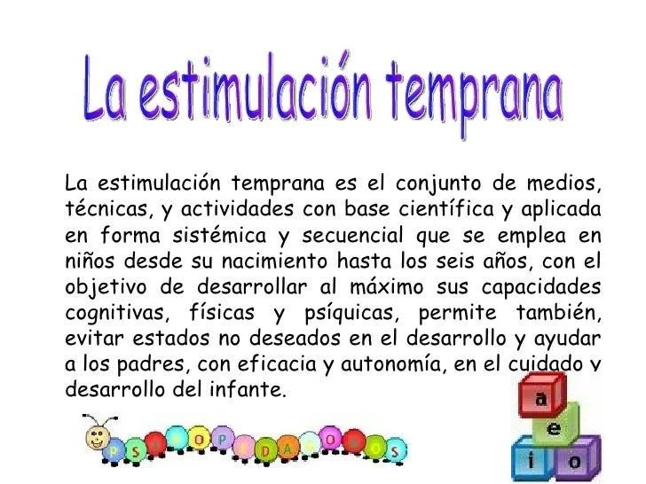Estimulacion Temprana