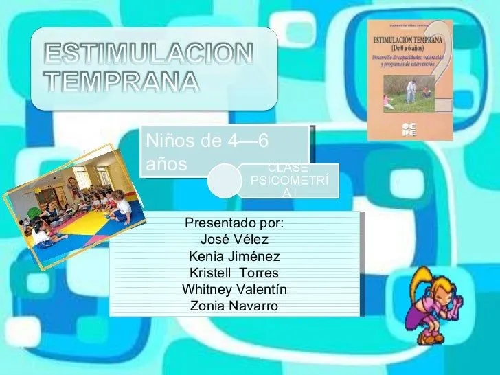 Trabajo de Estimulación temprana 4 a 6 años Trabajo de Estimulación temprana 4 a 6 años