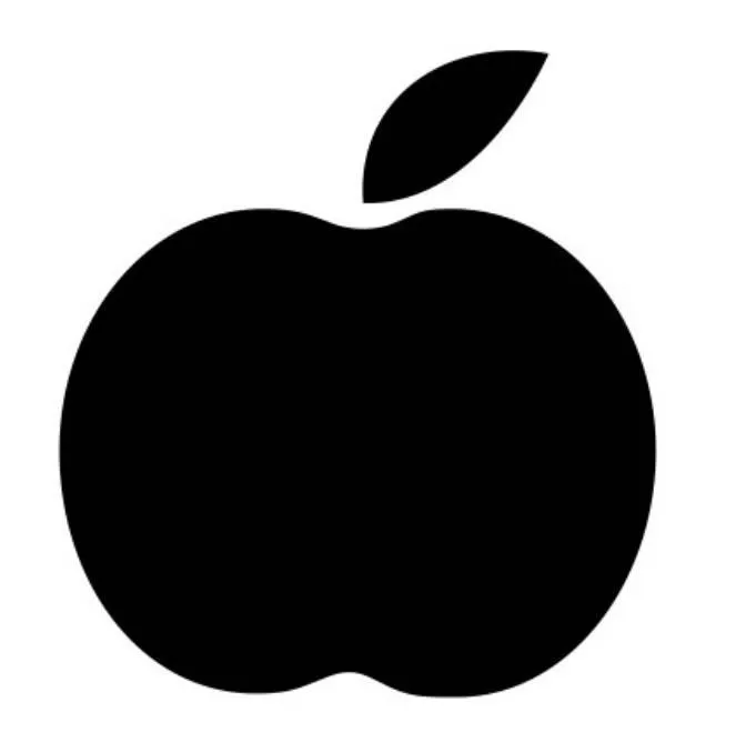 Silueta de manzana - Imagui