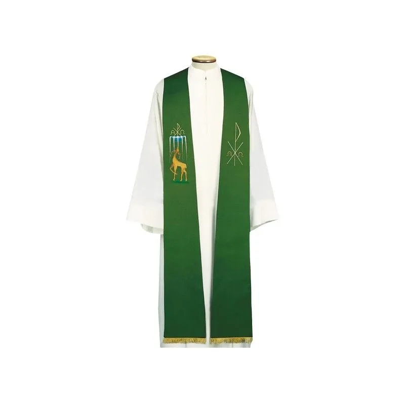 Estola de poliéster bicolor bordada a mano en Italia. Disponible ... Estola de poliéster bicolor bordada a mano en Italia. Disponible ...