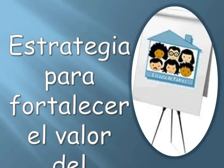 Estrategia a desarrollar para inculcar el valor del respeto.