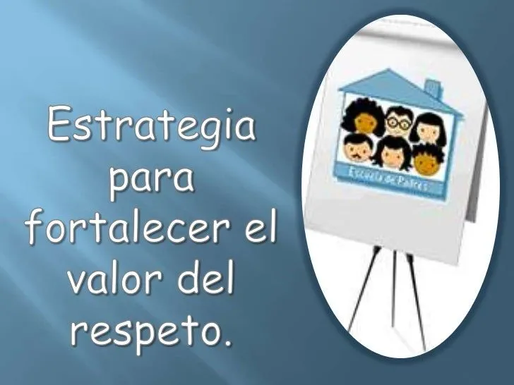 Estrategia para fortalecer el valor del respeto. Estrategia para fortalecer el valor del respeto.
