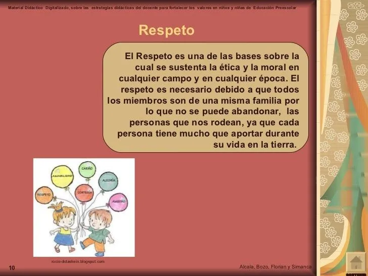 Estrategias Didácticas del Docente para Fortalecer los Valores en Niñ… Estrategias Didácticas del Docente para Fortalecer los Valores en Niñ…