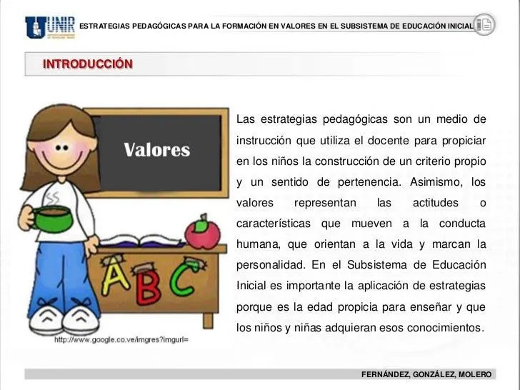 Estrategias Pedagógicas para la Formación en Valores en el Subsistema… Estrategias Pedagógicas para la Formación en Valores en el Subsistema…