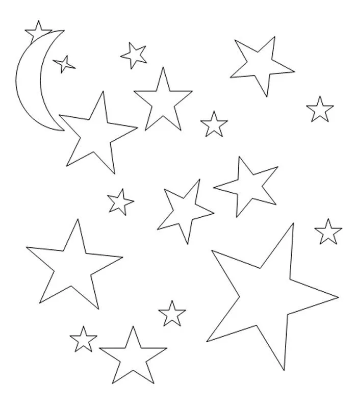estrela+para+colorir+desenho+ ...