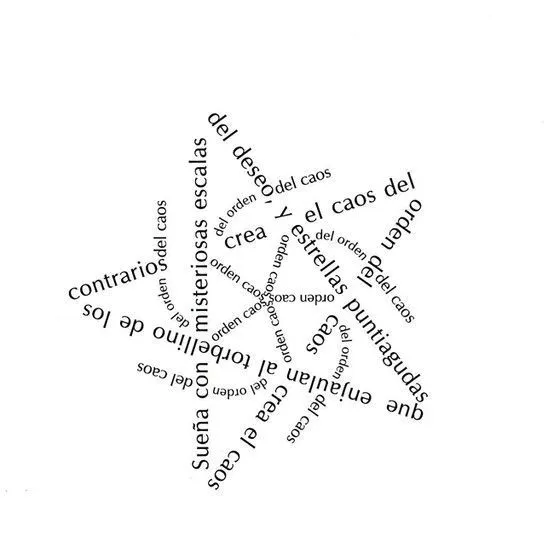 Estrella | caligrama | Pinterest