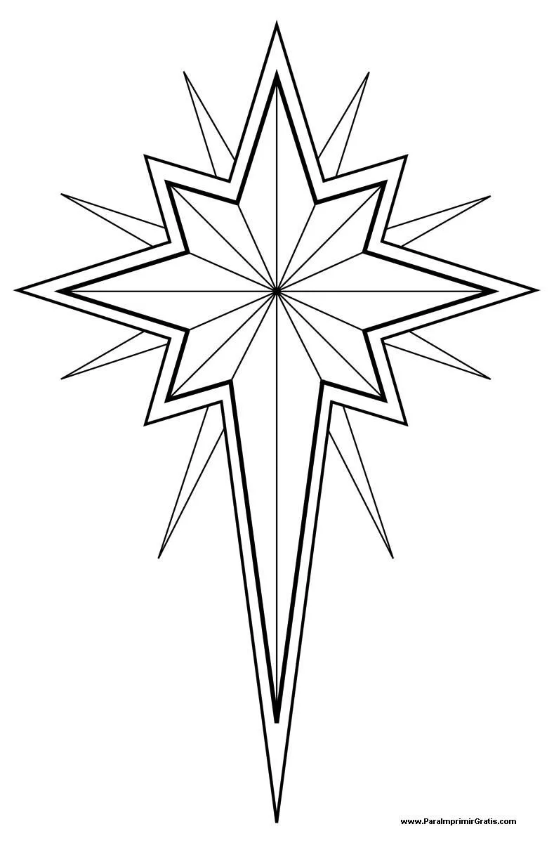 Estrella de Navidad - Para Imprimir Gratis - ParaImprimirGratis. Estrella de Navidad - Para Imprimir Gratis - ParaImprimirGratis.