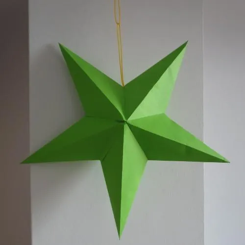 Como hacer una estrella de papel para decorar | Fiestas infantiles ... Como hacer una estrella de papel para decorar | Fiestas infantiles ...
