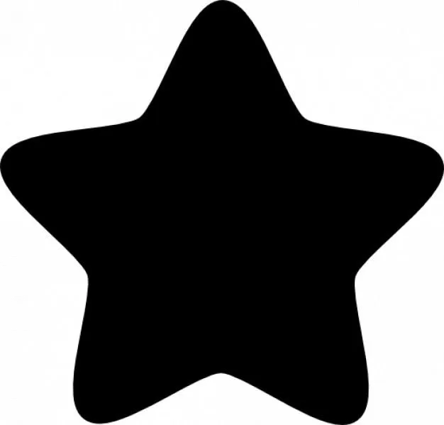 Estrella de cinco puntas redondeadas | Descargar Iconos gratis