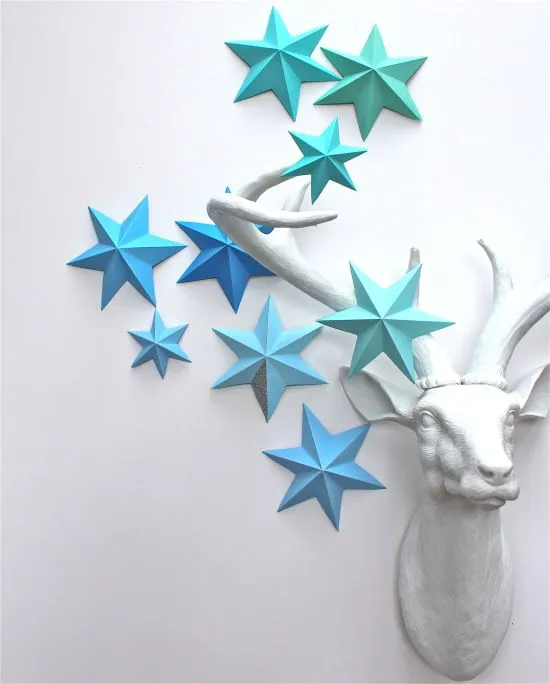 Estrellada navidad - Guía de MANUALIDADES