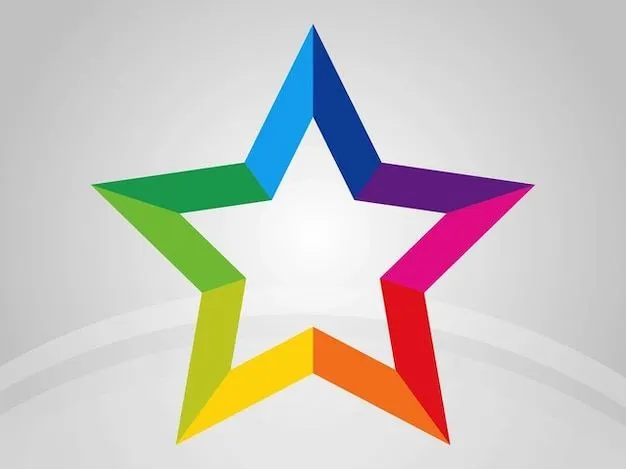 Estrellas y arco iris resumen | Descargar Vectores gratis