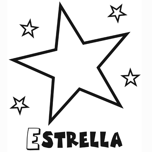 Estrellas fugaces para colorear - Imagui
