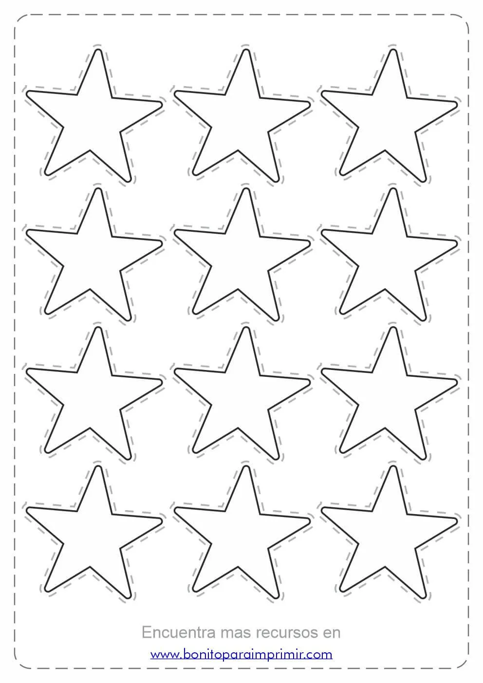 Estrellas para imprimir - BONITO PARA IMPRIMIR Estrellas para imprimir - BONITO PARA IMPRIMIR