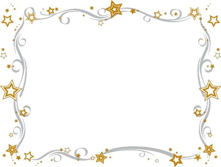 Estrellas | Marcos, bordes y fondos | Pinterest | bordes ...