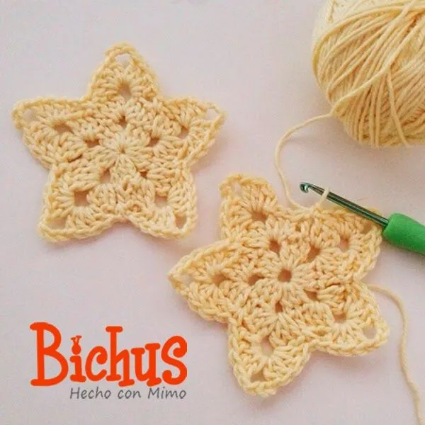 Estrellas navideñas Archivos - agumirumis, amigurumis y más