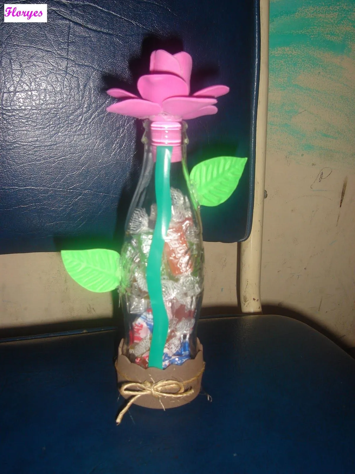 La Estrellita d´ Yes Bombom: DULCERO CON BOTELLA DE COCA Y FLOR DE ... La Estrellita d´ Yes Bombom: DULCERO CON BOTELLA DE COCA Y FLOR DE ...