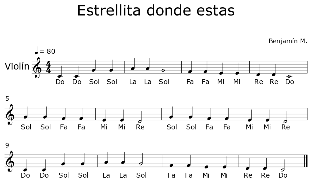 Estrellita donde estas - Flat