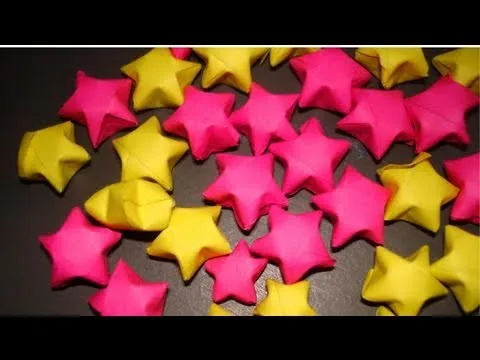 Como hacer estrellitas de papel - YouTube