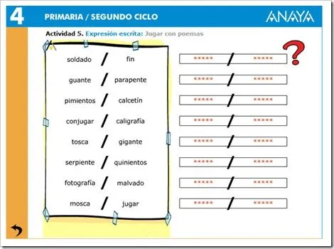 Ritmo y rima « NUESTRO BLOG DE 5º DE PRIMARIA